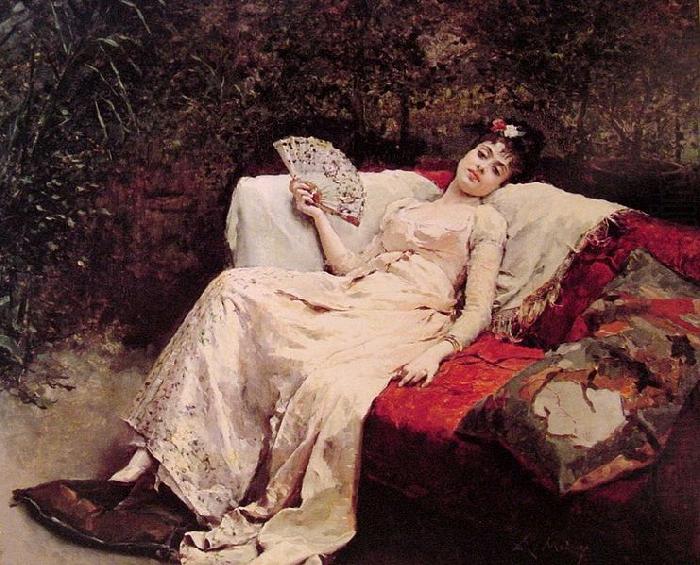 Reclining Lady, unknow artist